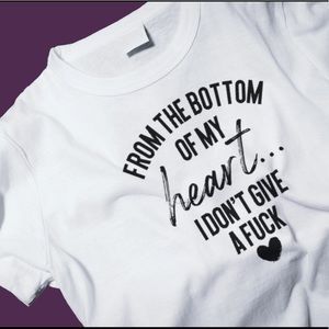 Funny cute I don’t have a fu*k womens tee tshirt! NEW made to order